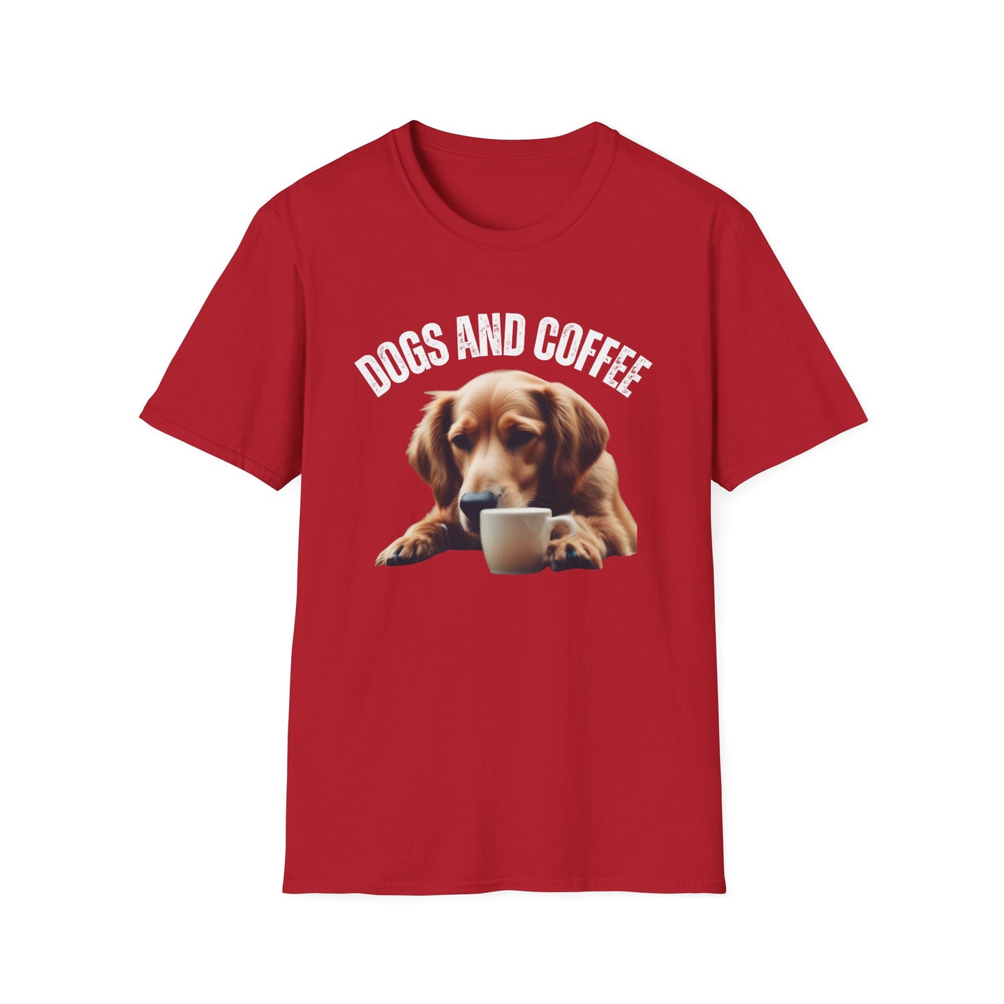 Dog Coffee Shirt Cute Dogs Drinking Coffee T-shirt for Golden Retriever Lover gifts for Golden Retriever T Shirts Cute Dog Shirts for Dog Mom gift