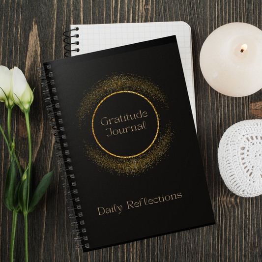 Gratitude Journal - Daily Affirmations Spiral Notebook - Ruled Line