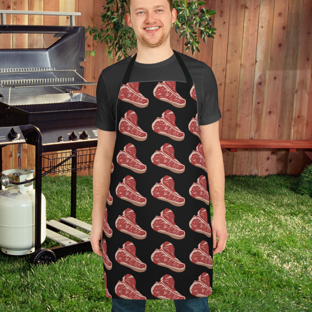 Steak Lover Apron for Chefs gifts for Chef Aprons for Men Funny Meat Apron for Meat Lover gift for BBQ Lover Barbecue Aprons Grilling Dad