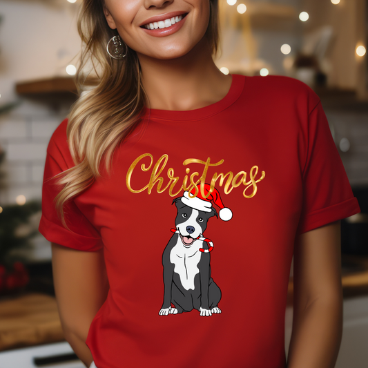 Pit Bull Shirt for Pit Bulls Lover gift for Christmas present for Dog Mom Tshirts for Women's presents for Christmas T-shirt Pittie Pibble