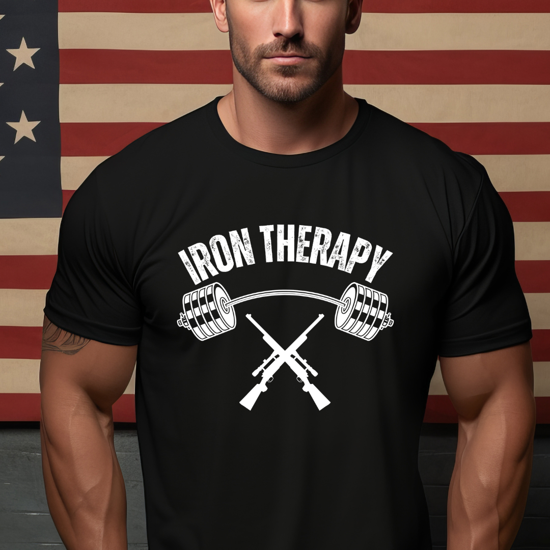 Hunting T-Shirt, Weightlifting Tee, Gun Lover Shirt, Fitness Top, Workout Apparel
