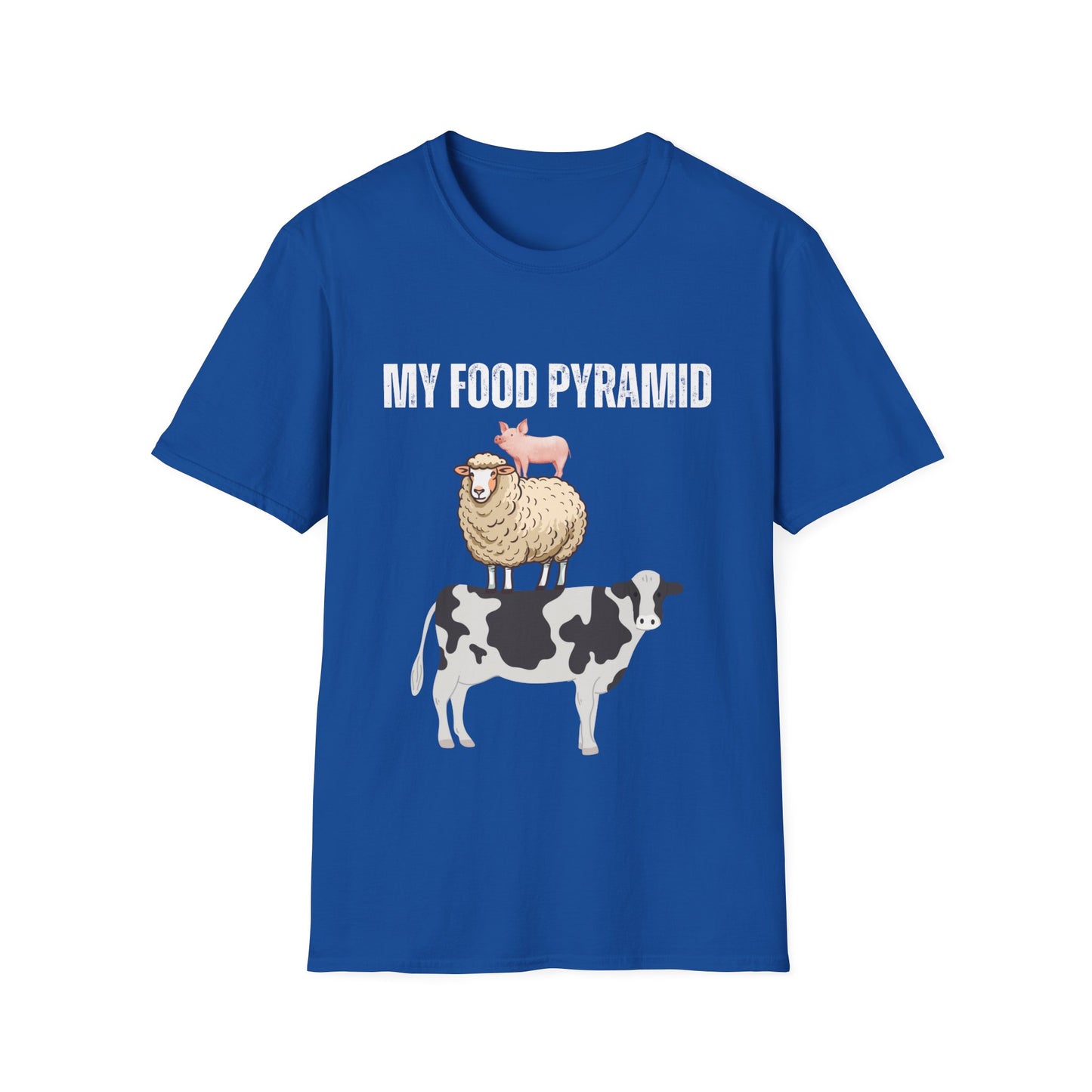 Healthy Diet T-shirt Food Pyramid shirt The Proper Human Diet T Shirt for Carnivore Gift Meat Lover gift