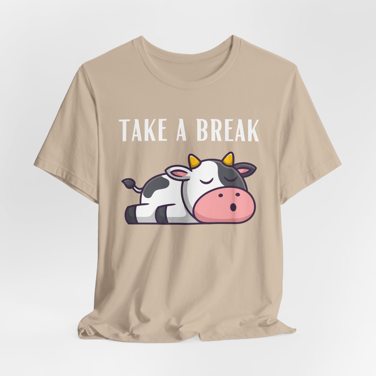 Cute Cow Shirts for Farmers wife gift for Farming T-shirt for Cow Lover gifts for Her Funny Cow Shirt TAKE A BREAK T Shirt