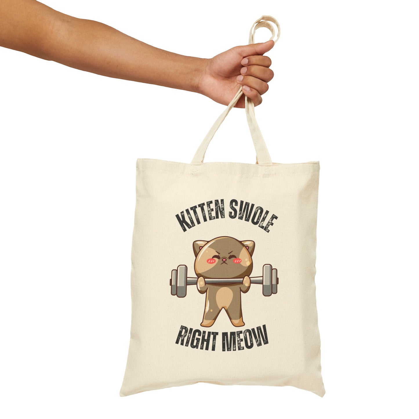 Funny Gym Cat Tote Bag for Fitness Lover Funny Cats Lifting Weights Bag Powerlifting Kitty Bags for Cat Lover gift for Gym Rat gifts