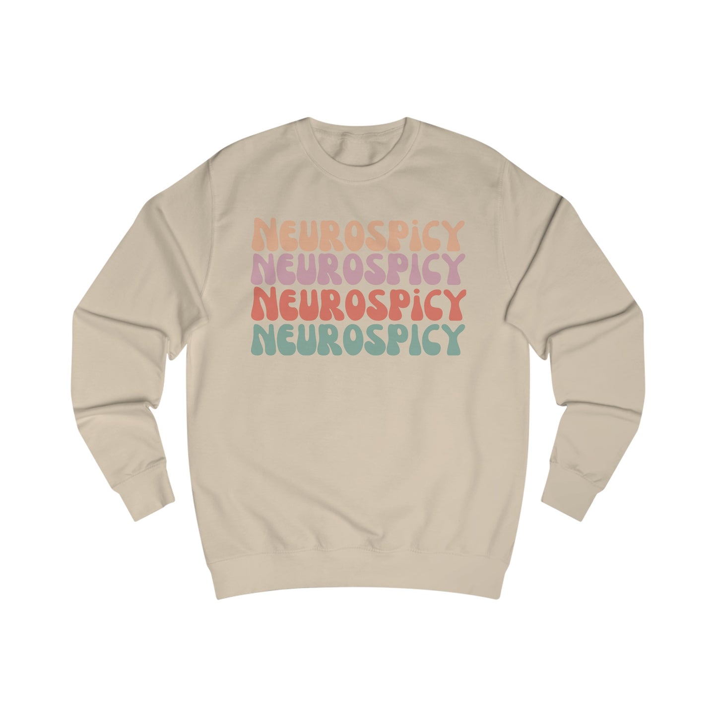 Neuro Spicy Sweatshirt Neurodivergent gift for ADHD friend Neurodiversity Shirt Autism Humor Sweater Mental Health Autism Awareness
