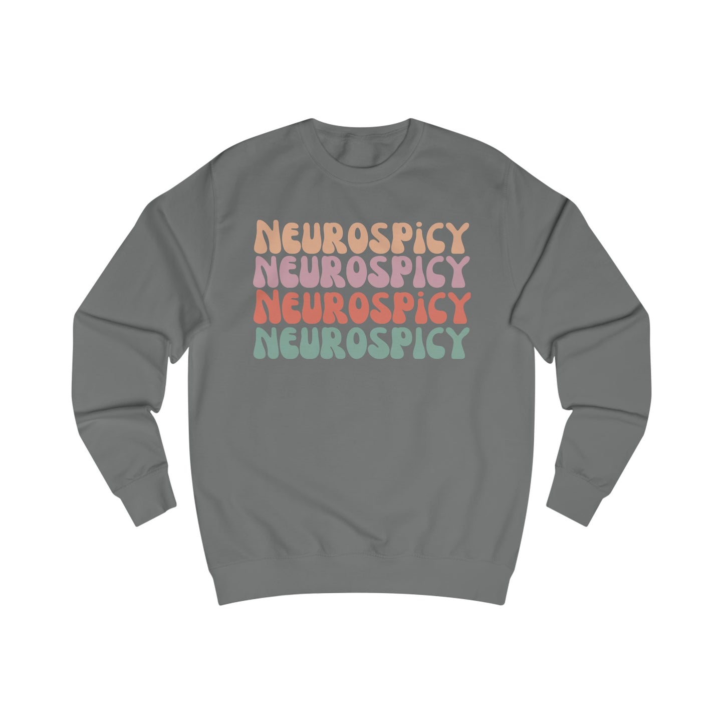 Neuro Spicy Sweatshirt Neurodivergent gift for ADHD friend Neurodiversity Shirt Autism Humor Sweater Mental Health Autism Awareness