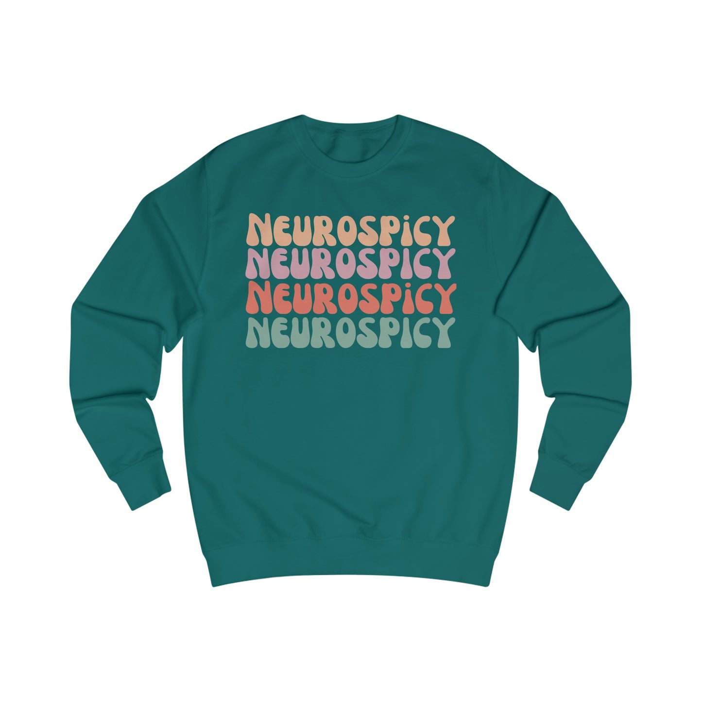 Neuro Spicy Sweatshirt Neurodivergent gift for ADHD friend Neurodiversity Shirt Autism Humor Sweater Mental Health Autism Awareness