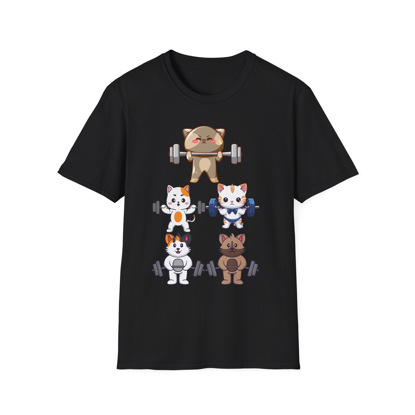 CAT Weightlifting T Shirts Cats Lifting Weights Shirt Funny Gym Cats Shirt for Fitness Lover Gift for Cat Lover gift Cats Working out T-shirt for Cat Mom gift