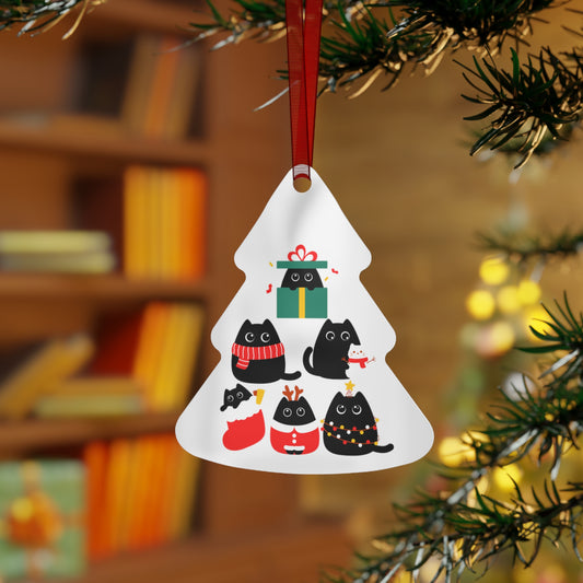 Black Cats Christmas Ornament for Black Cat Mom gift for Christmas Ornaments for Cat Lover gifts for Cat Lady present for Christmas gift
