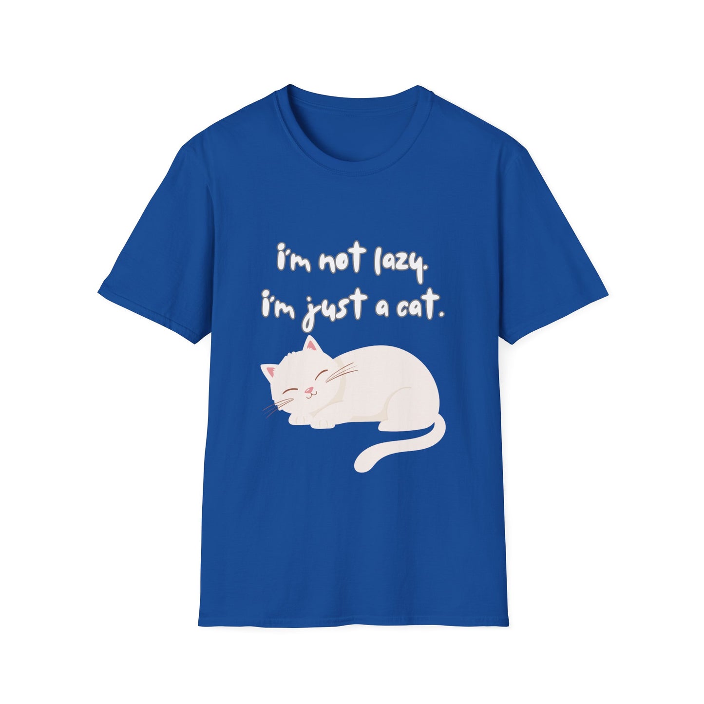Cat T-shirt for Cat Lover gift for Cat Lovers Cute Cat T shirt Funny Graphic Cat Tee I'm Not Lazy! I'm Just A Cat!