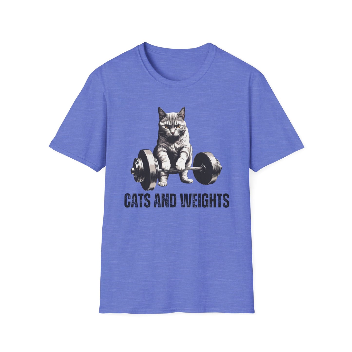 Cat Deadlifting T-Shirt for Cat Lover gift for Powerlifter gift Powerlifting Cat Shirt Funny Weightlifting CAT T Shirt