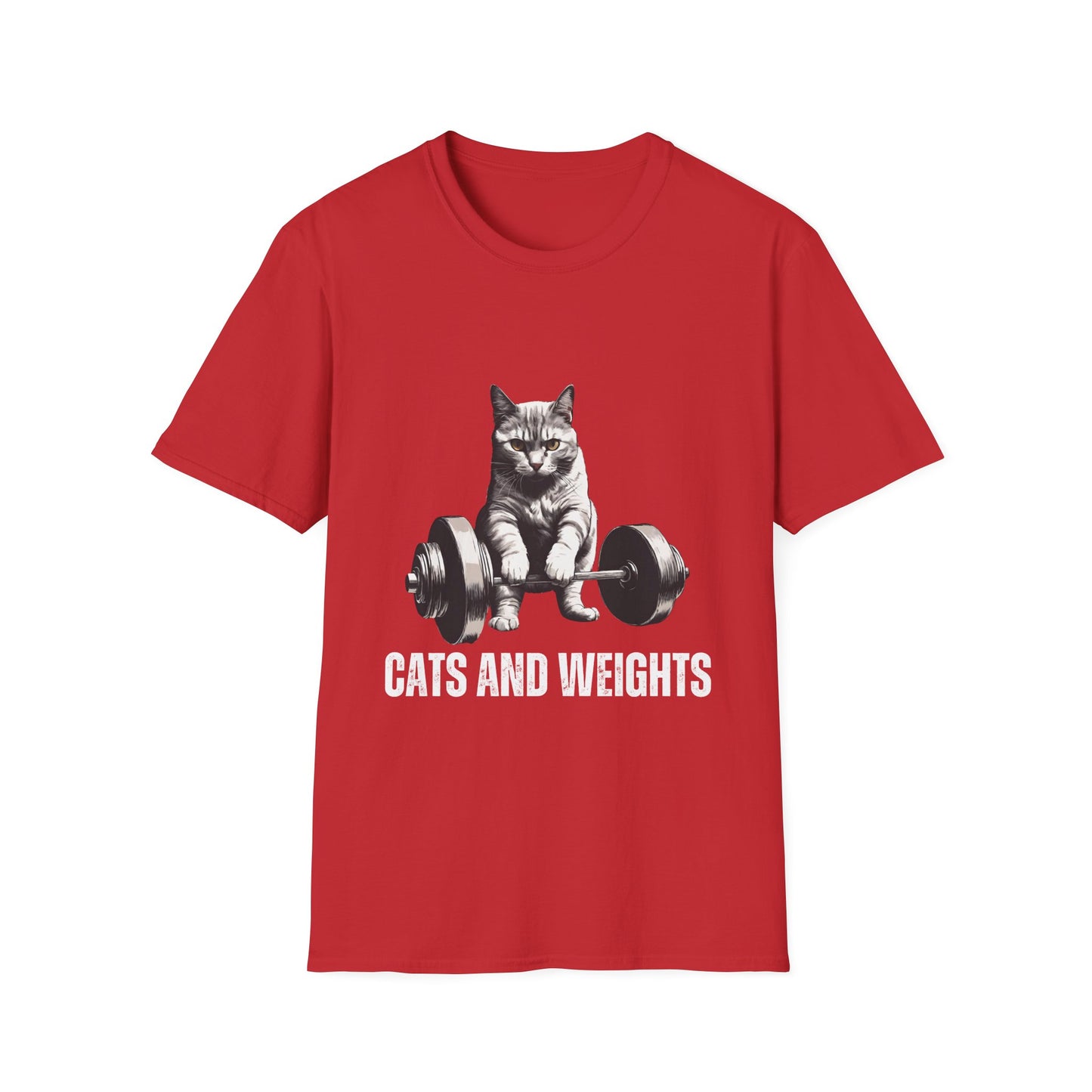 Cat Weightlifting T-Shirt for Cat Lover gift for Gym Lover Powerlifting Cat Shirt Funny Weightlifting CAT T Shirt