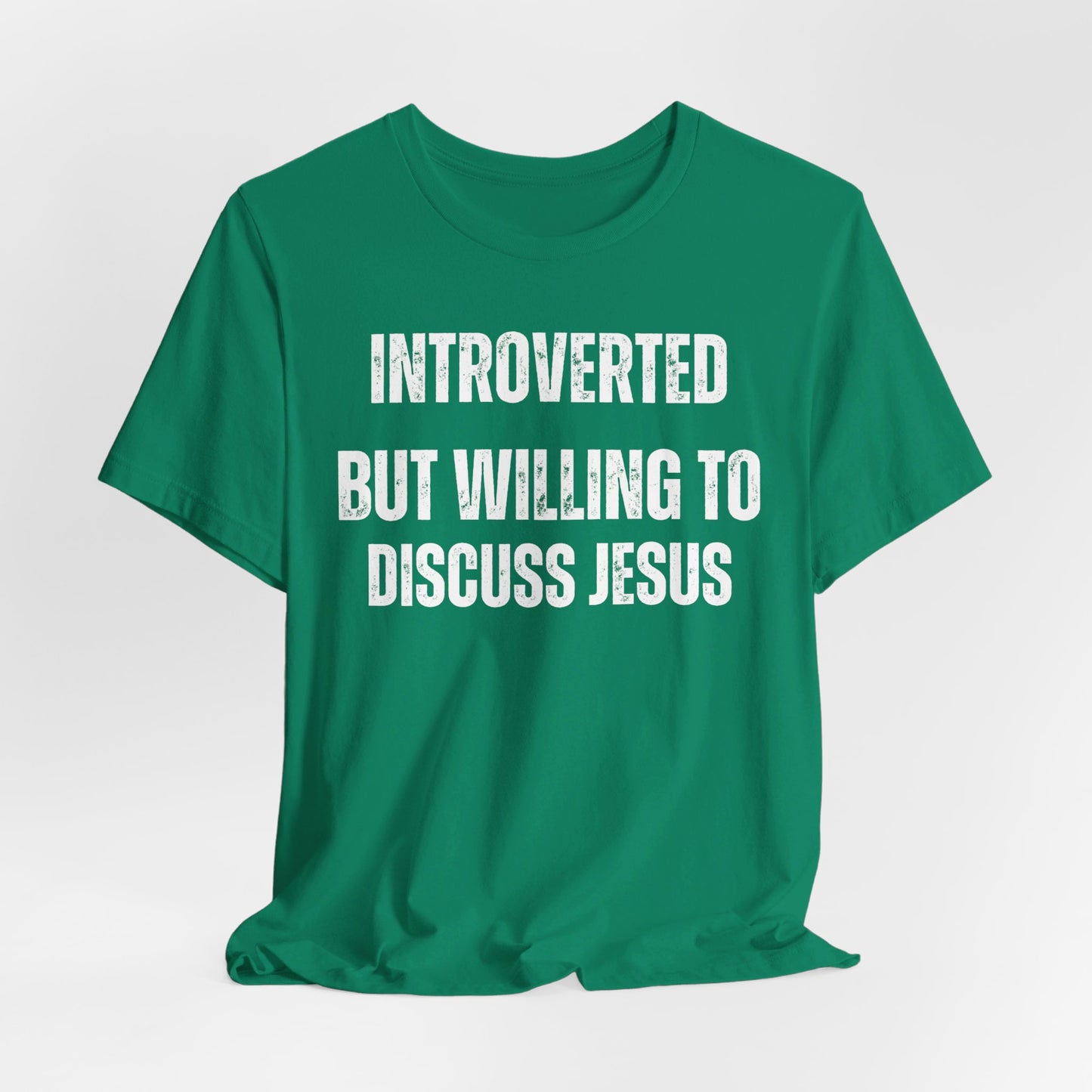 Christian T Shirt for Jesus Follower gift for Her gifts for him Introverted But Willing to Discuss Jesus Introvert Shirt for Introvert gift