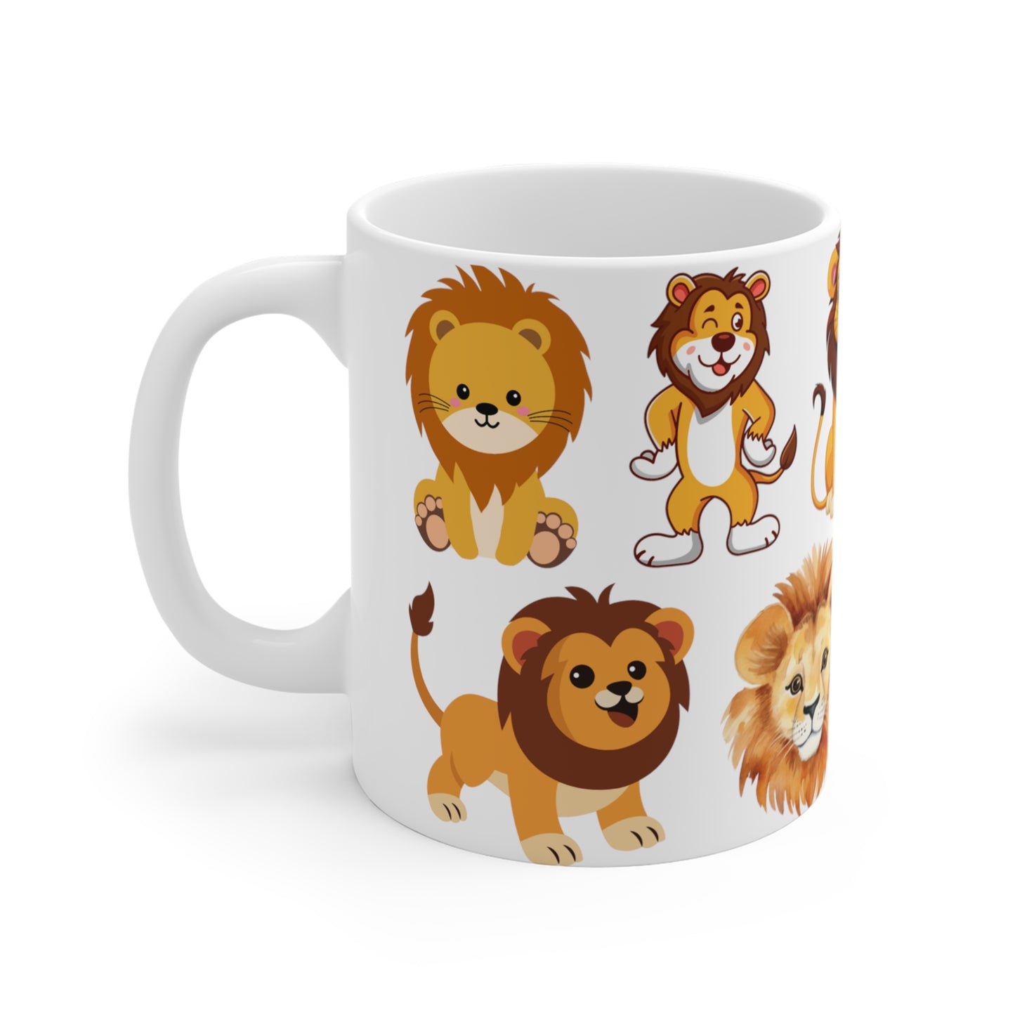 Cute Mug for Lion Lover gift for Animal Lover gift for for Cat Lover gift for Her gift for Coffee Lover gift - Baby Lion Mug 11oz