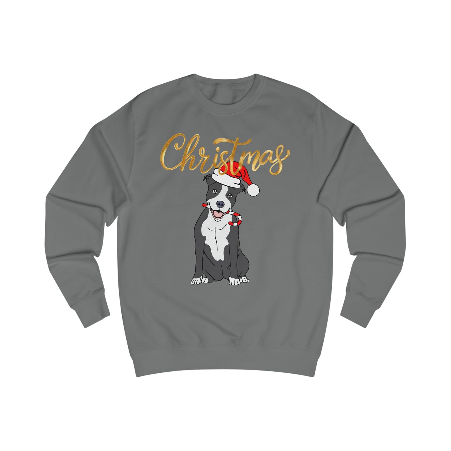 Christmas Sweatshirt for Pit Bull Lover gift for Pit Bull Mom gifts for Women's Sweatshirts for Christmas Cute Puppy Sweatshirt for Christmas gifts