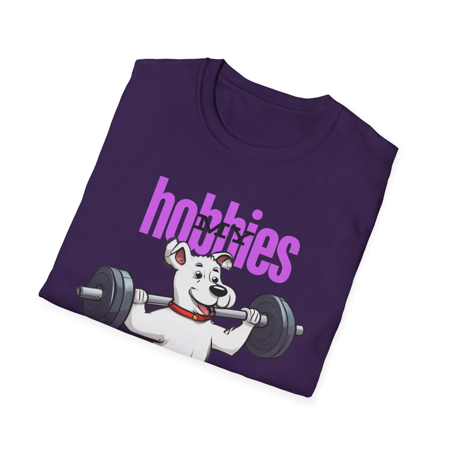 Dog Lover T-shirt for Dog Mom gift for Gym Rat T Shirts for Gym Girl Workout Enthusiasts gifts for Weightlifter gift Crossfit Shirt for Dog Dad