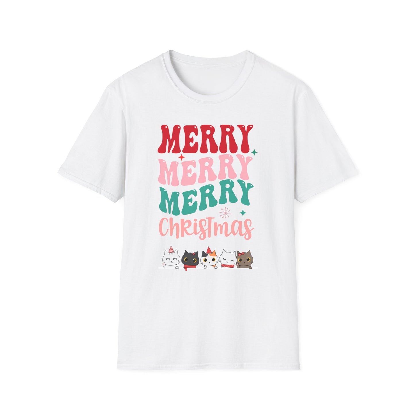 Groovy Christmas Shirt for Cat Lover gifts for Cat Lady T-shirt for Christmas Tshirt gifts for Cat Mom T-shirts for Christmas gift for Women