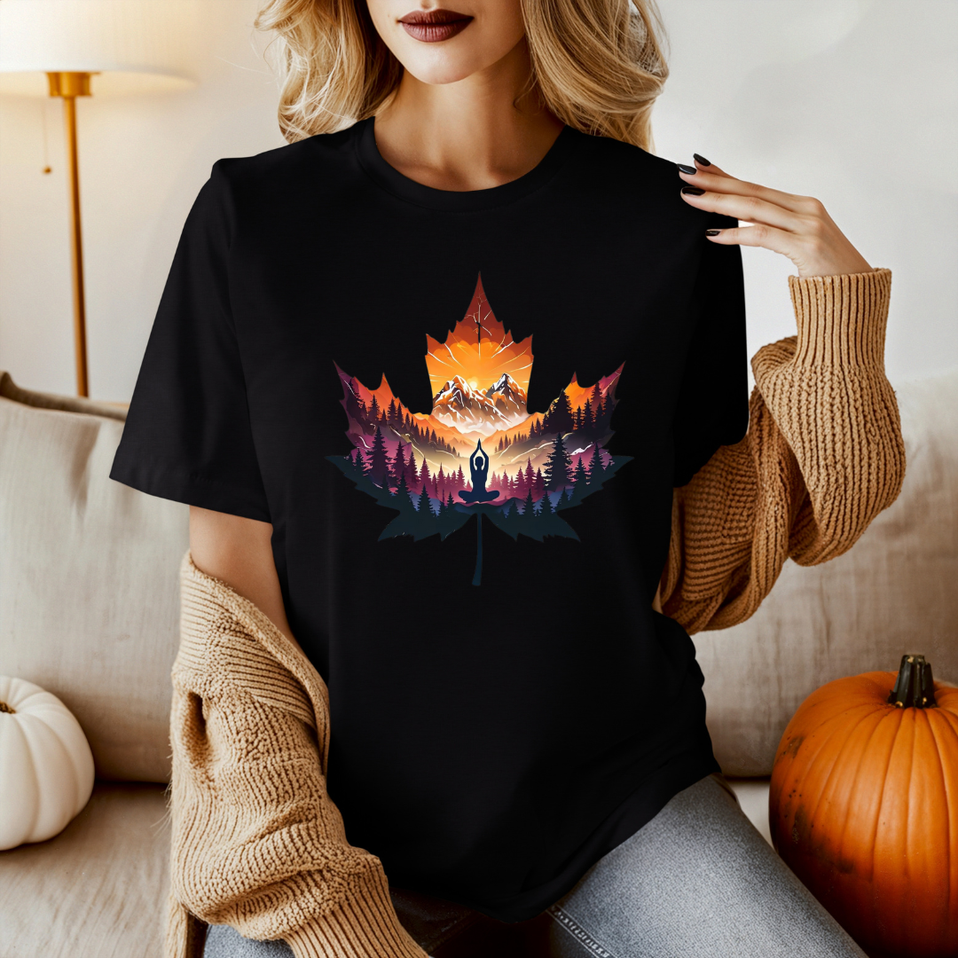 Fall Yogi Shirt Yoga TShirt for Yoga Lover gift ideas for Christmas presents for Yoga Lovers T-shirt Yogi Tee Shirts Yogi T Shirts Yoga Tees