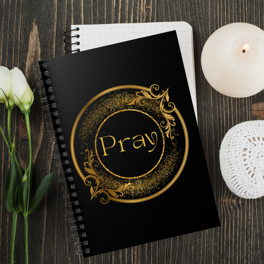 Prayer Journal Pray Spiral Notebook - Ruled Line