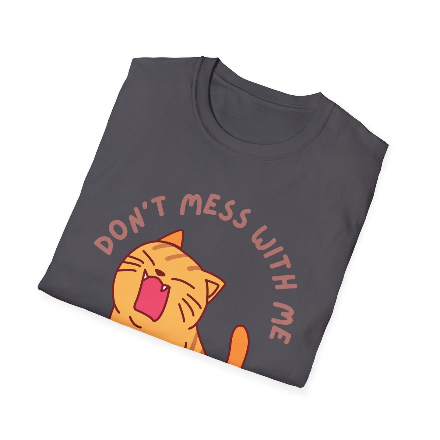 Funny Cat T-shirt Orange Cat Shirt for Cat Mom gifts Cute Kitten T Shirt for Cat Lover gift for Her Kitten T-Shirt Don't Mess With Me