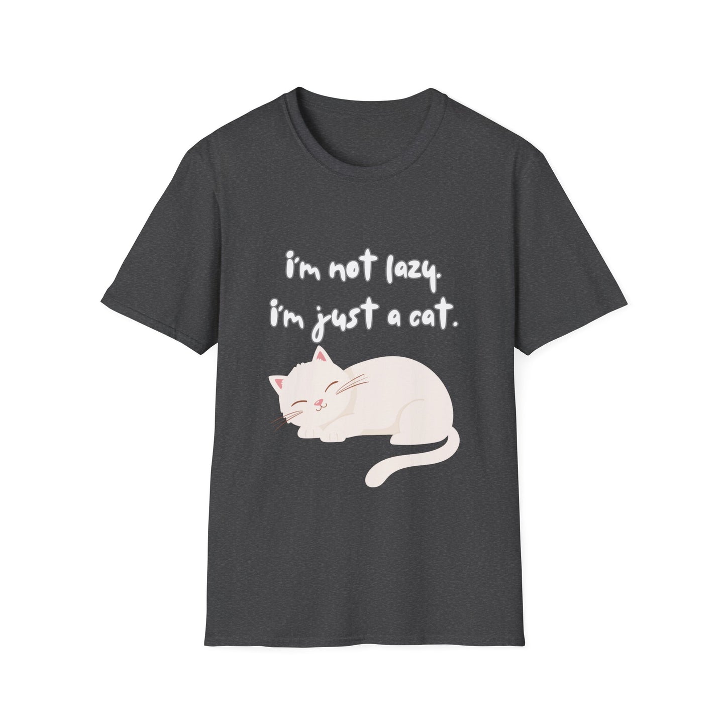 Cat T-shirt for Cat Lover gift for Cat Lovers Cute Cat T shirt Funny Graphic Cat Tee I'm Not Lazy! I'm Just A Cat!