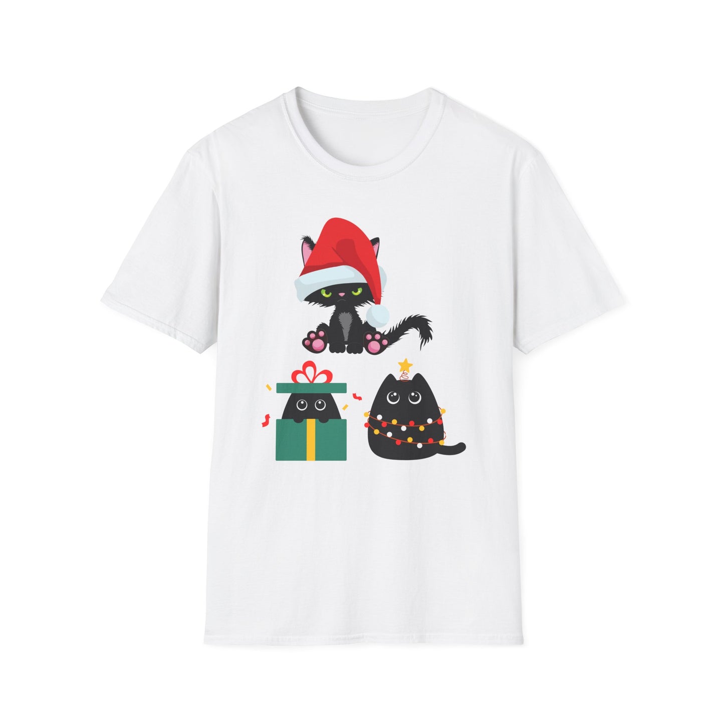 Funny Cat Shirts for Christmas present for Cat Lover gift for Funny Kitty Tee Shirt for Her gift for Women's Christmas T-shirt for Him gifts