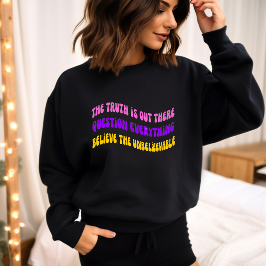 Conspiracy Theorist Shirt for Winter Sweatshirts for Christmas gifts for Conspiracy Theories Sweatshirts Funny Conspiracy Theory Shirt