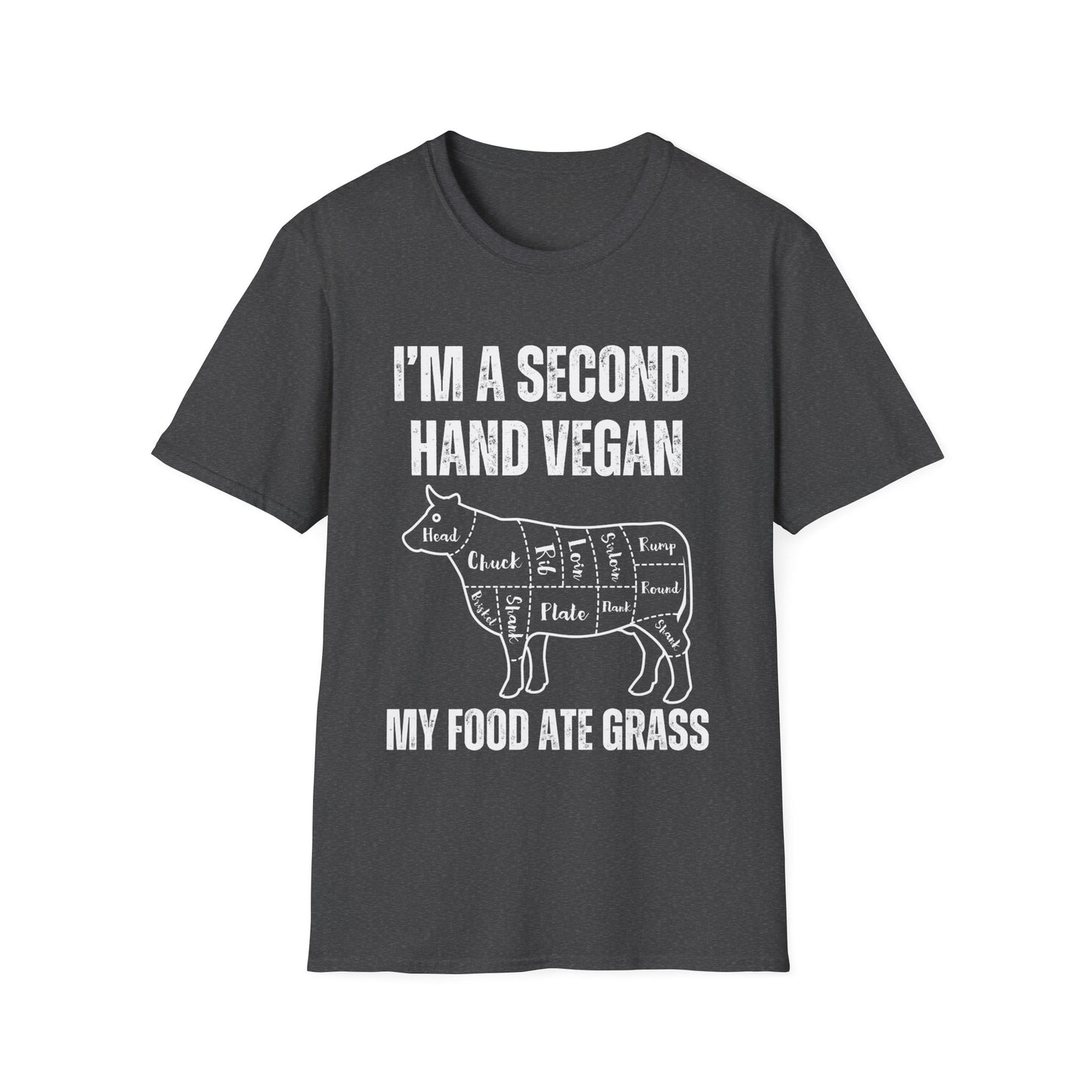 Second Hand Vegan Shirt for Meat Lover gift Funny T-shirt for Steak Lover gift for Meat Lover Shirt for Carnivore T Shirt
