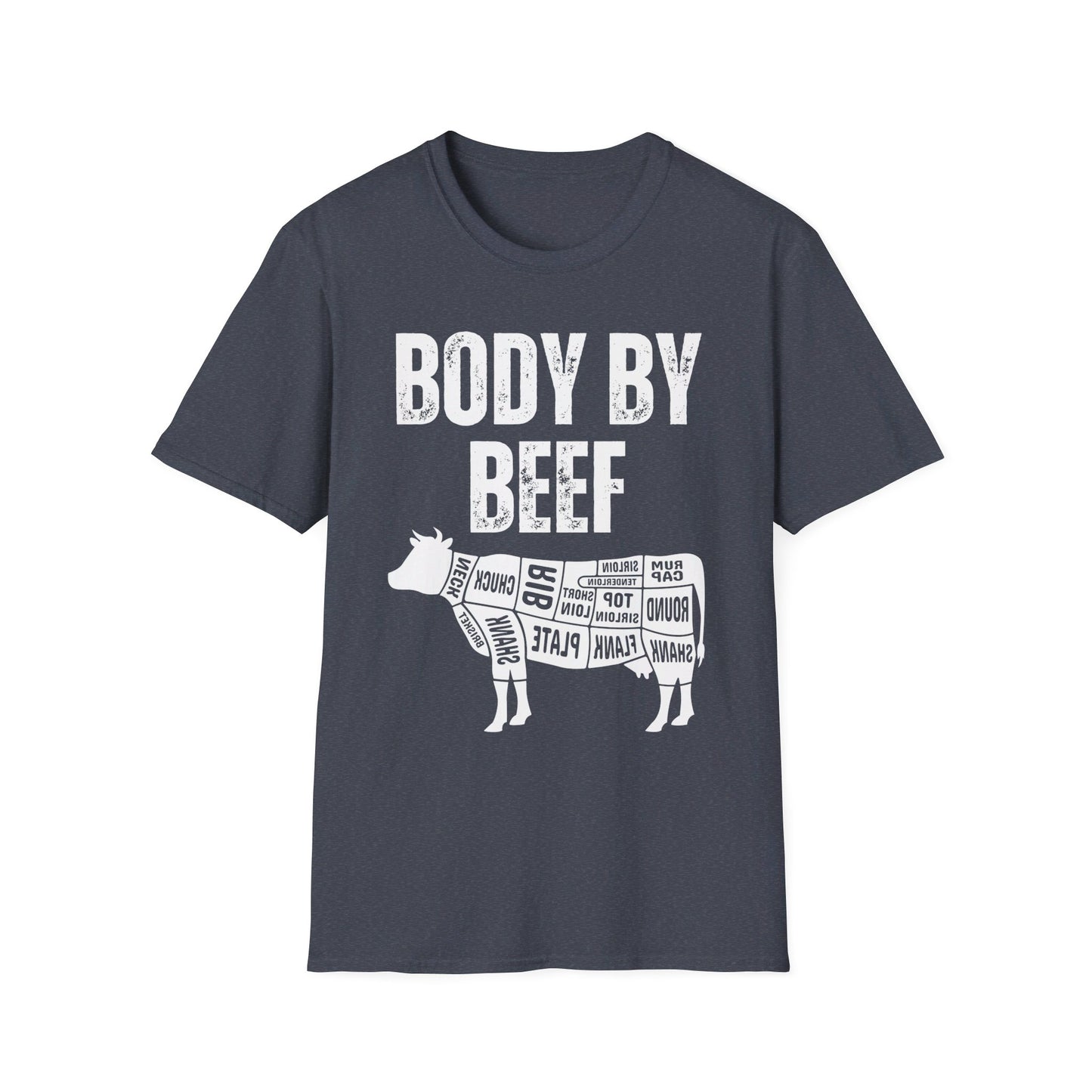 Carnivore Shirt BODY BY BEEF T Shirts Funny Meat Shirt for Carnivore Diet gift for Beef Lover T-shirt BBQ gift for Grilling T-shirts