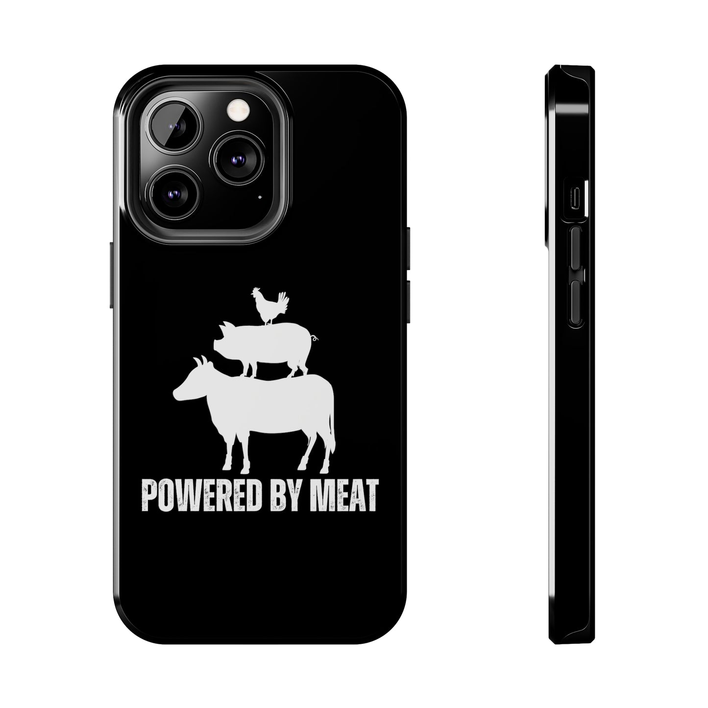 Carnivore Phone Case Powered By Meat Funny Phone case for Carnivore gift for Lion Lover gift for him or her