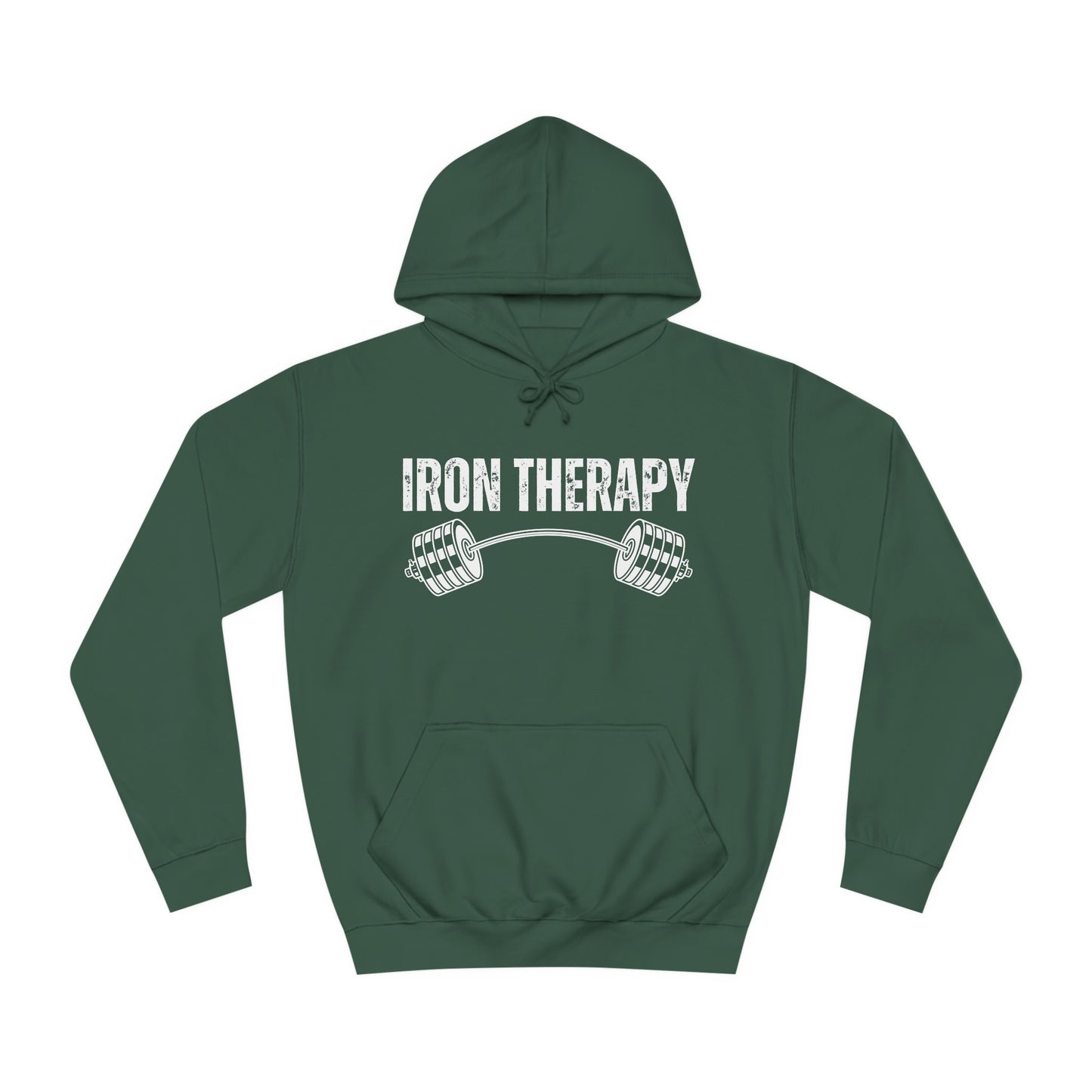 Workout Hoodie for Gym Lover gift for Fitness Lover gifts for Weightlifting sweatshirt - Powerlifting hoodie for Powerlifter Iron Therapy