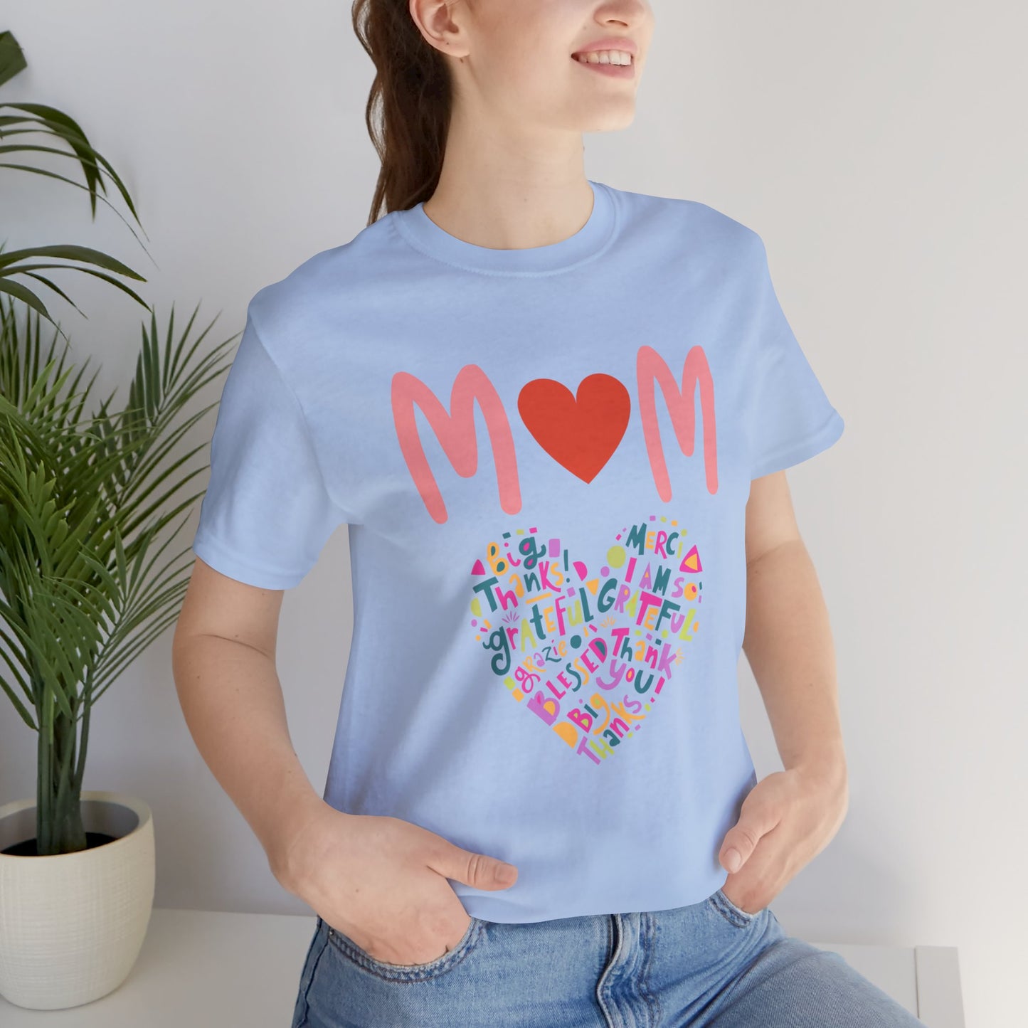 Heart Mom Shirt Cute Mom T-shirts for Mom gifts for Mothers Day gift for Her Cute Momma Shirts Mommy T Shirts