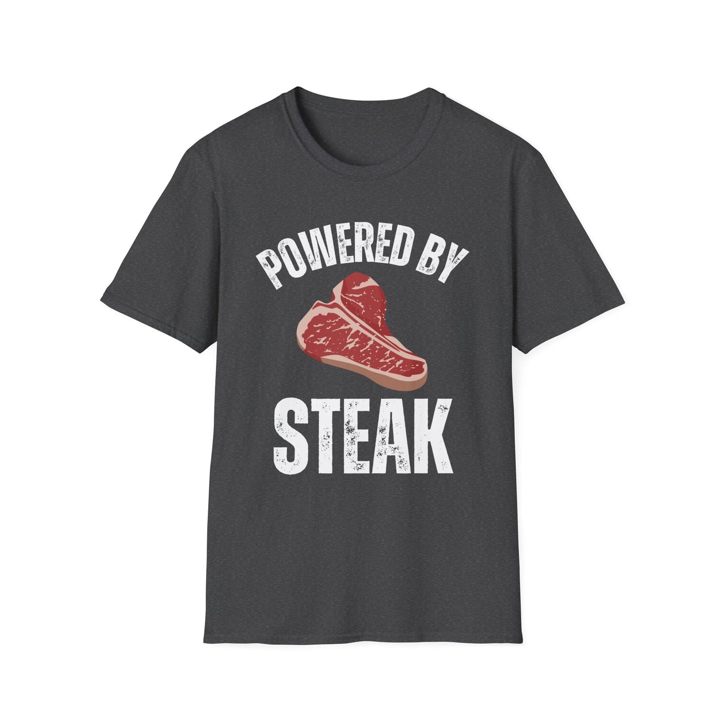 Steak Shirt - Powered By Steak T-shirt for Meat Lover Shirt for Meat Lover gift for Carnivore T Shirt