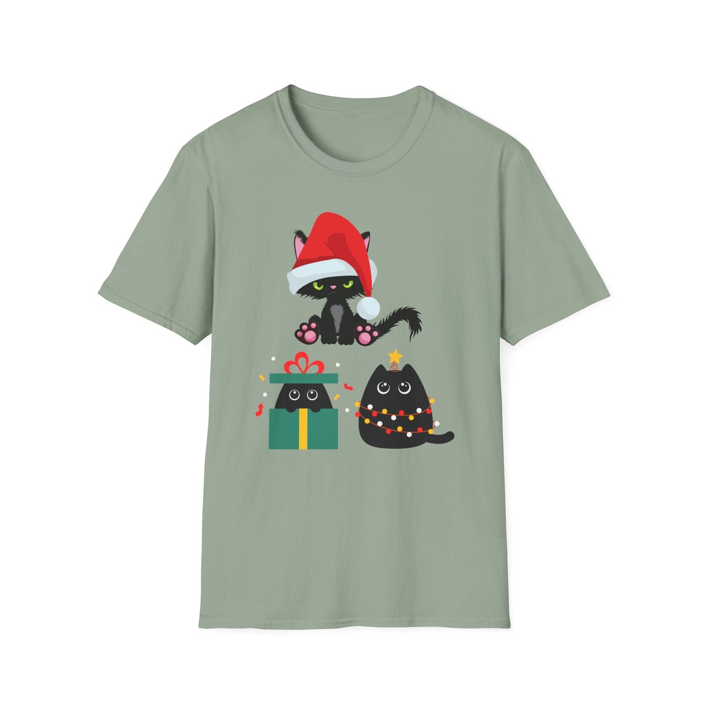 Funny Cat Shirts for Christmas present for Cat Lover gift for Funny Kitty Tee Shirt for Her gift for Women's Christmas T-shirt for Him gifts