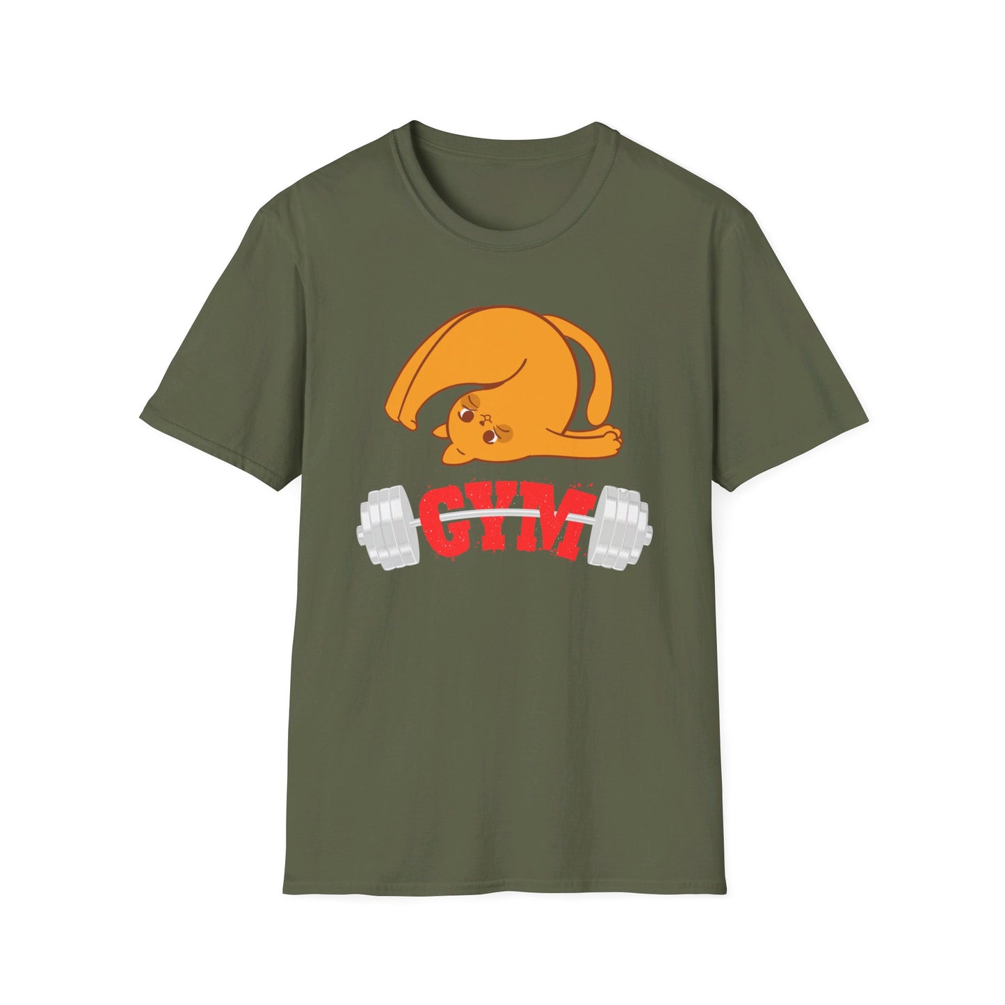 Gym Shirt for Cat Lover gifts for Workout Tshirt for Gym Rat gift Funny Cat Shirts for Fitness T-Shirts for Her gifts for Him gift for Cat Mom