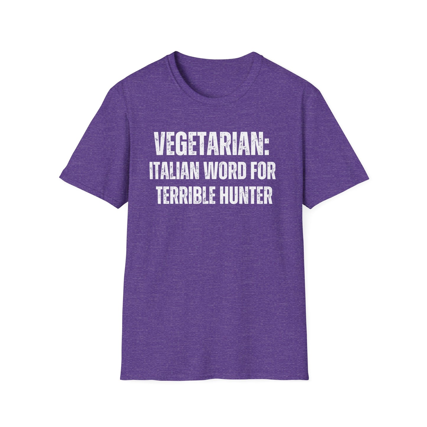 Hunting T Shirt for Funny Hunting Shirts for Hunter gift for Outdoors man gifts for hunting Season VEGETARIAN Definition for Terrible Hunter
