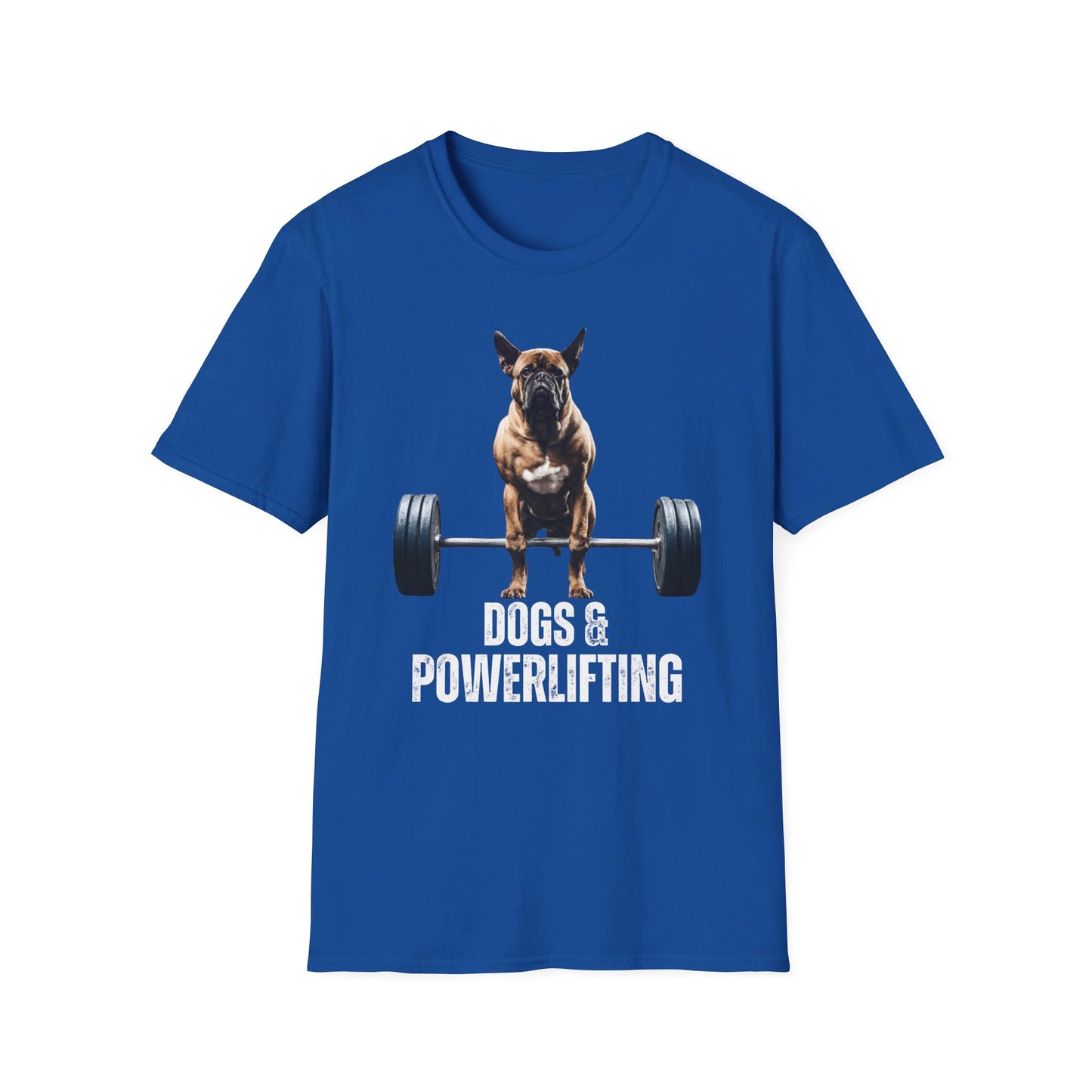 Dog Powerlifting Shirt for Dog Lover gifts for Gym Tshirts for Weightlifting T-shirt for Dog Dad gift for Dog Mom T-shirts for Powerlifter gift