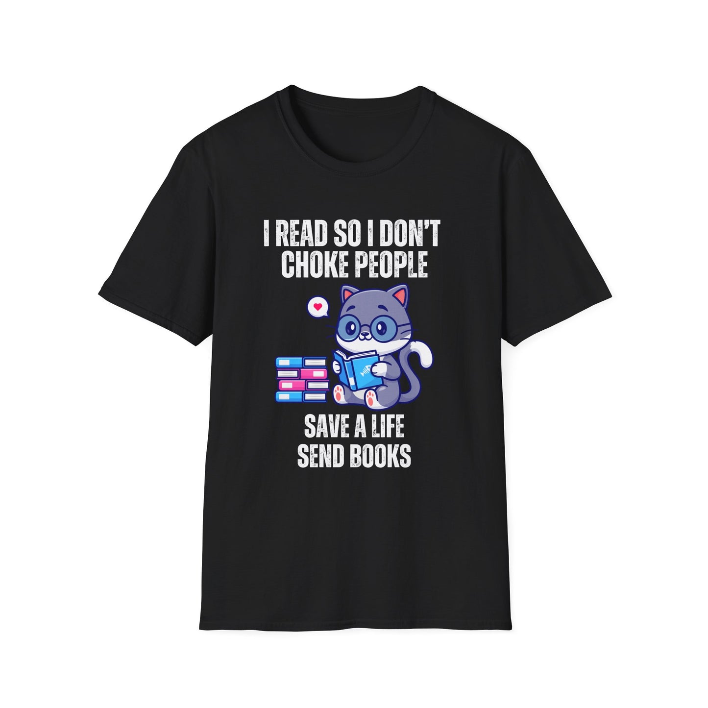 Funny Book Pun Shirt Books Saying T-shirts for Reading Lover gift for Cat Lovers gifts for Bookish T-shirt Cat Reading Books Shirt for Her