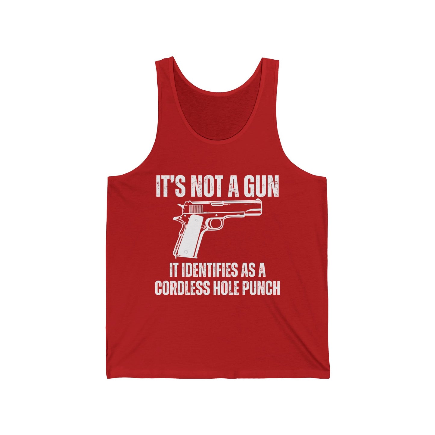 Funny Gun Tank Top for 2nd Amendment Supporter gift for Gun Lover gifts Pistol Tank Tops for Pro Gun Tank Tops Funny Gun Puns for Him gifts