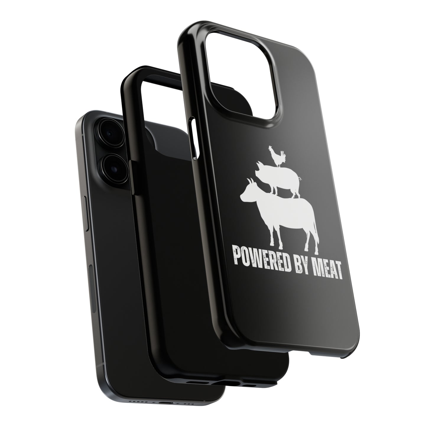 Carnivore Phone Case Powered By Meat Funny Phone case for Carnivore gift for Lion Lover gift for him or her