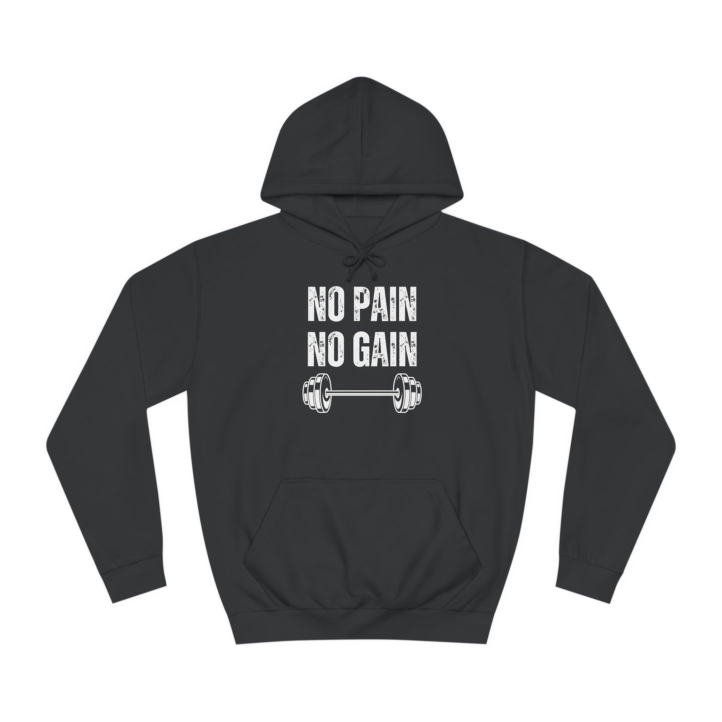 Gym Hoodie for Fitness Lover gift for Workout Lover gift for Powerlifting Hoodie Weightlifting Enthusiast NO PAIN No GAIN Hooded Sweatshirt