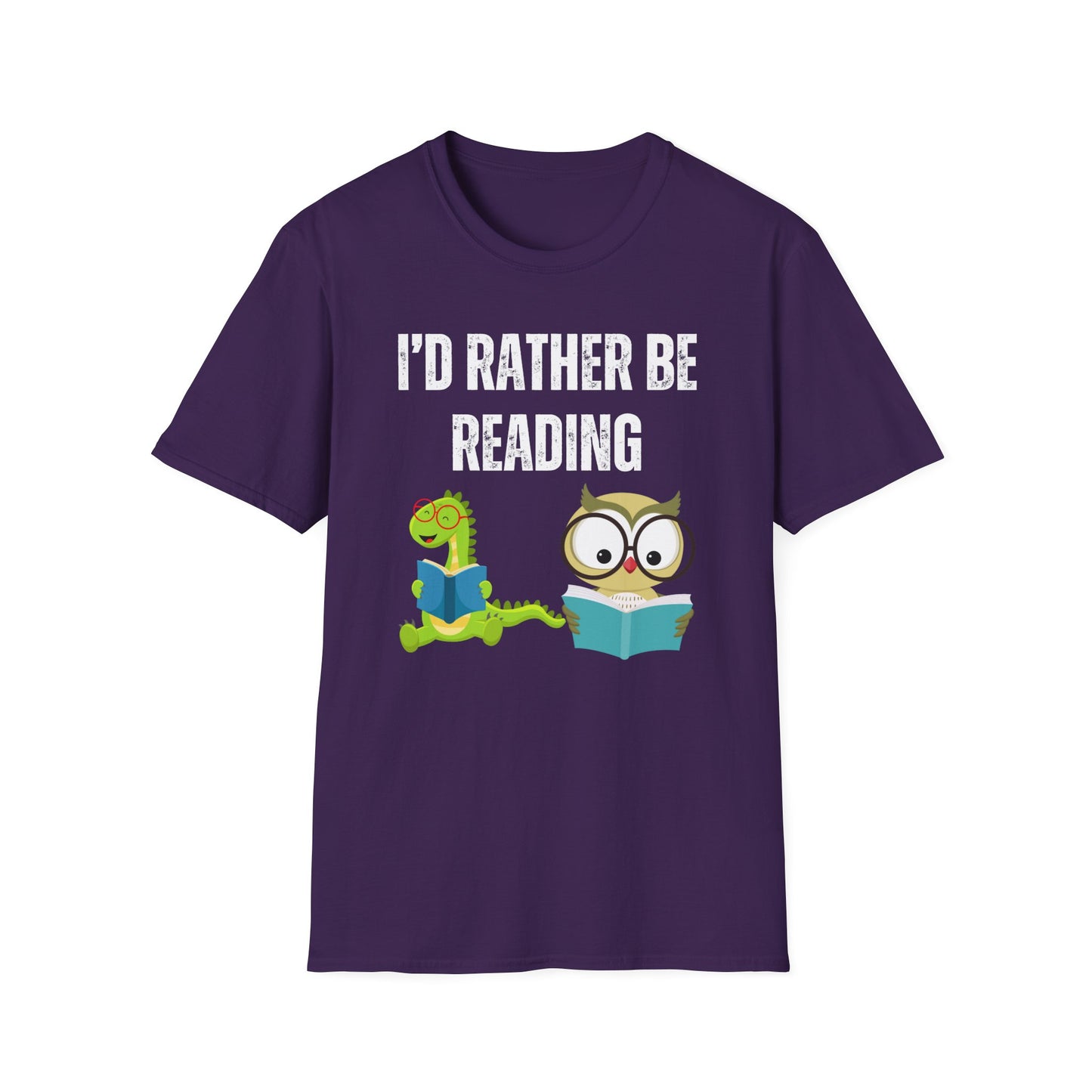 Reading T-shirt for Book Lover Gift for Reader gift for Bookworm Shirt - Cute Owl T Shirt - Dragon Reading Shirt