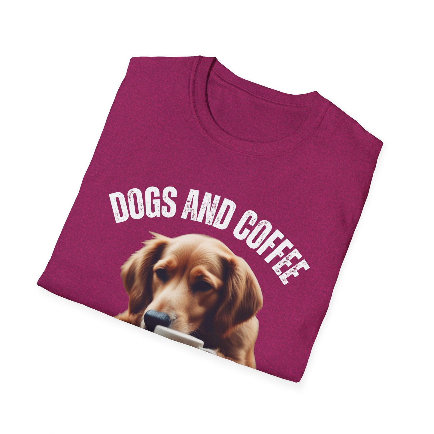 Dog Coffee Shirt Cute Dogs Drinking Coffee T-shirt for Golden Retriever Lover gifts for Golden Retriever T Shirts Cute Dog Shirts for Dog Mom gift