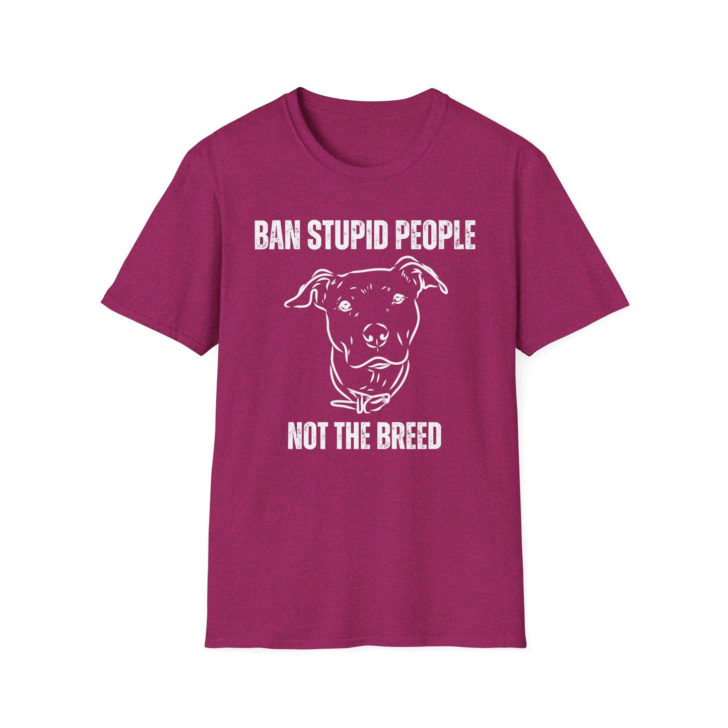 Pit Bulls Advocate T Shirt for Pit Bull Lovers gift for Dog Moms gifts for Dog Dad T-shirt Ban Stupid People Not The Breed T Shirts Funny Dog T shirts
