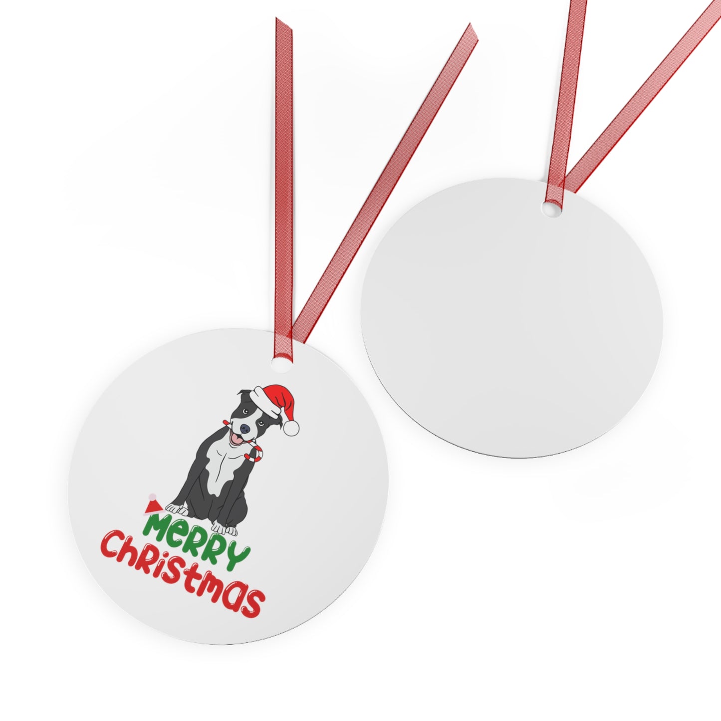 Pit Bull Christmas Ornament for Pit Bull Lover gift for Christmas Presents for Dog Lovers gifts for Christmas Dog Ornaments for Tree Ornament