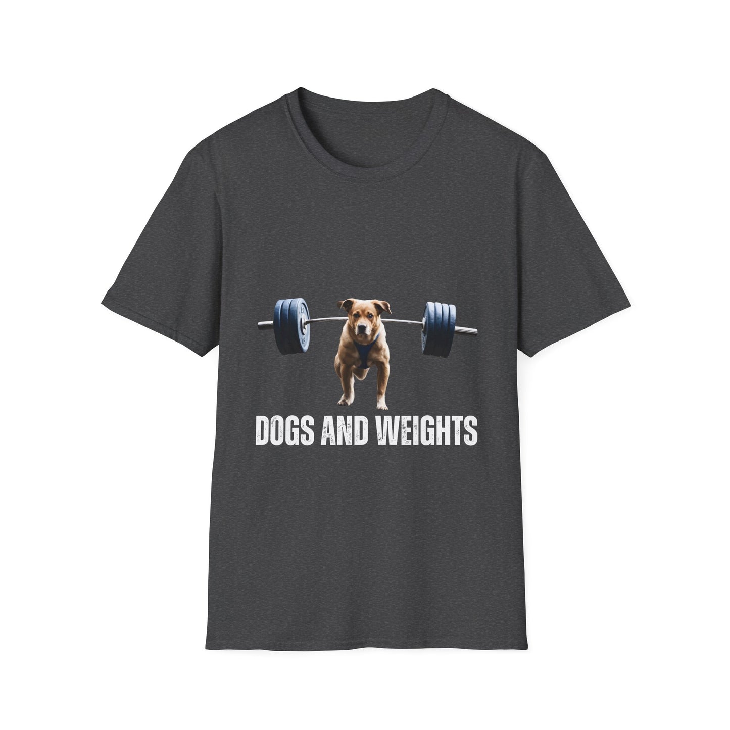 Dog Workout T-shirt for Dog Lover gift for Gym Lover Dog Lifting Weights T Shirt Dogs & Weights Shirt for Fitness Lover gift