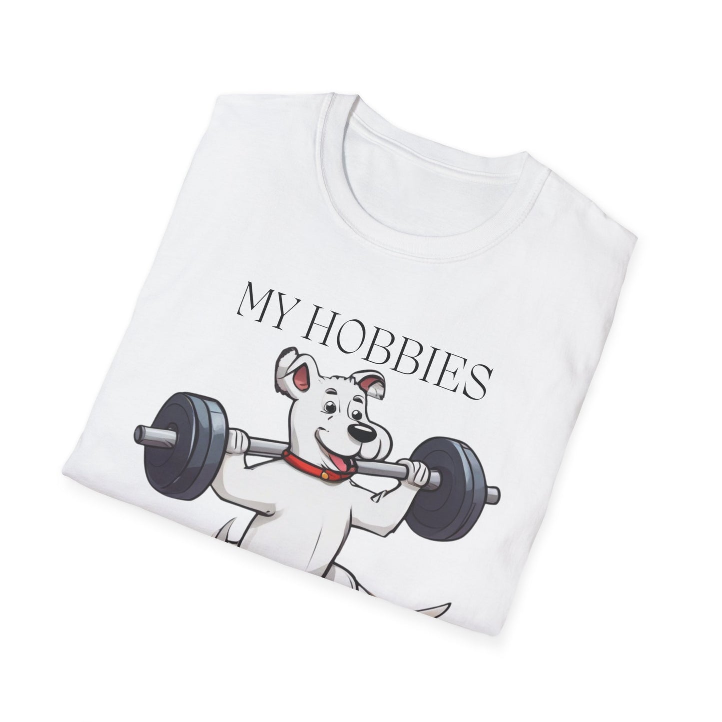 Dog Workout Shirt Funny Dogs Weightlifting T-shirt for Gym Lover gift for Dog Lover gifts for Her Cartoon Dog T Shirts Funny Powerlifting gift