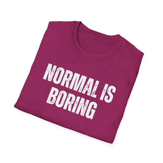 Normal Is Boring Tshirts for Friend gifts for Coworker gifts for Boss Tshirt gift for Funny Christmas Present for Mens gifts for Her