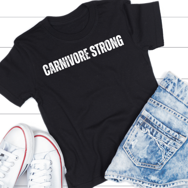 Carnivore Strong T shirt for Carnivore Diet Shirt for Meat Lover gifts for Grilling gift for BBQ Lover T-shirt for Him gift for Her
