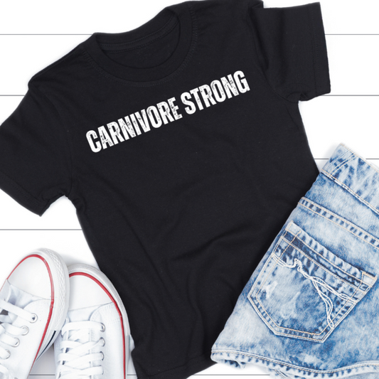 Carnivore Strong T shirt for Carnivore Diet Shirt for Meat Lover gifts for Grilling gift for BBQ Lover T-shirt for Him gift for Her